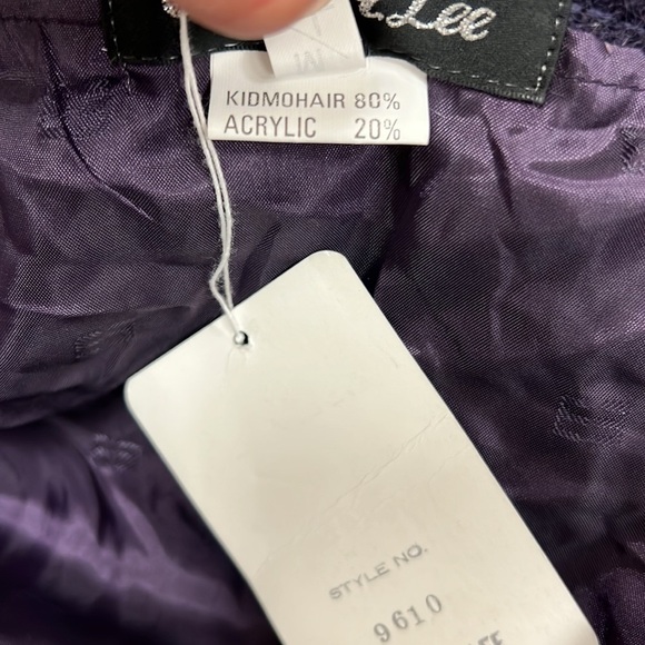 NWT Vintage Connie A Lee Mohair Blend Fully Lined Button Down Cardigan/ Jacket - Picture 6 of 7